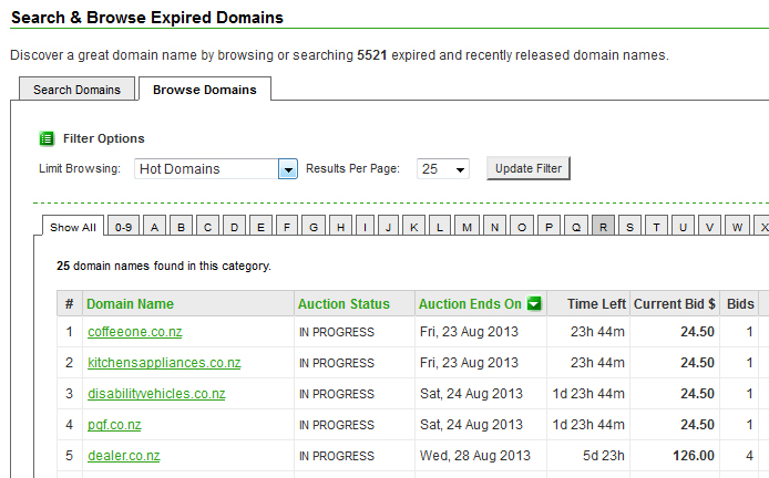 Buying Expired New Zealand Domain Names