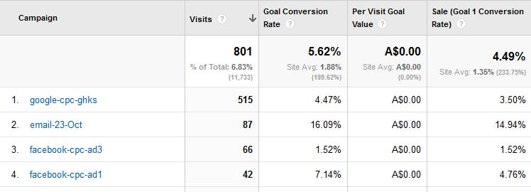 Tracking Marketing Campaigns Success Using Google Analytics